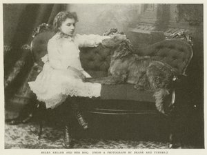 Helen Keller ja hänen koiransa tekijältä American Photographer