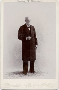 Henry Laurens Dawes (1816-1903), Yhdysvaltain senaattori, kuva: Nowell, Pittsfield, Massachusetts (valokuva). tekijältä American Photographer
