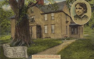 Louisa M Alcottin ja hänen Pikku naistensa koti, Concord, Massachusetts, Yhdysvallat (värikuva). tekijältä American Photographer