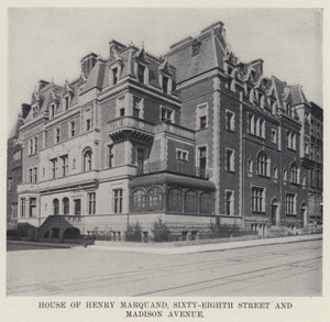 House of Henry Marquand, Sixty-Eighth Street ja Madison Avenue (m/w kuva) tekijältä American Photographer