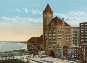 Illinois Central Depot (värillinen kuva) tekijältä American Photographer