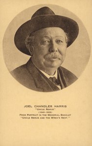 Joel Chandler Harris (1848-1908), yhdysvaltalainen toimittaja, kirjailija ja folkloristi (s/w-kuva). tekijältä American Photographer
