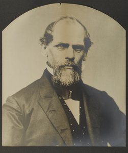 John Augustus Roebling, n. 1866-1867 (gelatiinihopeaprintti) tekijältä American Photographer