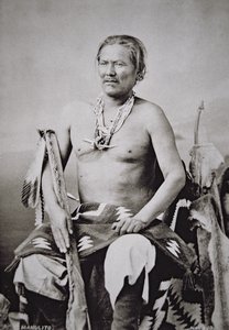 Manuelito (1818-93) Navajo-kansakunnan päällikkö 1870-84 tekijältä American Photographer