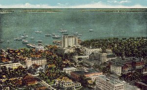 Miami, Florida, noin 1925: (värivalokuva). tekijältä American Photographer