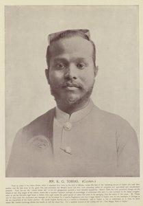 Herra K G Tobias, Ceylon