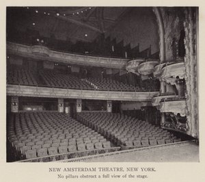 New Amsterdamin teatteri, New York (s/w-kuva) tekijältä American Photographer