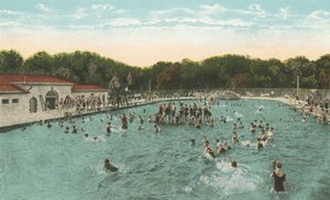 New Orleans: City Park Swimming Pool (värikuva) tekijältä American Photographer