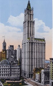 New York: Woolworth Building (värikuva) tekijältä American Photographer