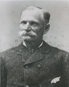 Muotokuva Charles Earl Bollesista, alias "Black Bart" (1829-c.1917) (m/v kuva) tekijältä American Photographer