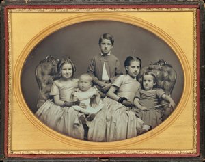 Muotokuva viidestä lapsesta,c. 1850 (kuva) tekijältä American Photographer