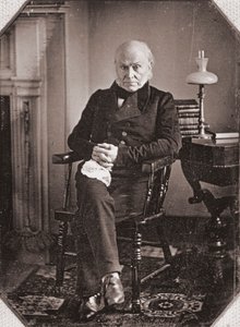 John Quincy Adamsin muotokuva, noin 1840-luku (daguerrotyyppi) tekijältä American Photographer