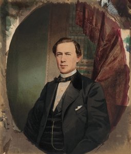 Miehen muotokuva,1850-luku (valokuva) tekijältä American Photographer