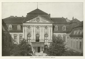 Prinssi Bismarcks Residence, Berliini (mustavalkoinen valokuva) tekijältä American Photographer