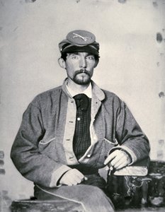 Sotamies John Lawson Wrenn, Konfederaation armeijan sotilas (m/v kuva) tekijältä American Photographer