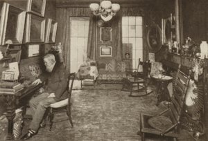 R. H. Stoddard, hänen kotinsa New Yorkissa (s/w-kuva). tekijältä American Photographer