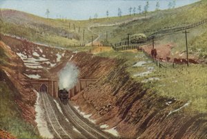 Raton-tunneli, Santa Fen korkein kohta (värillinen kuva) tekijältä American Photographer