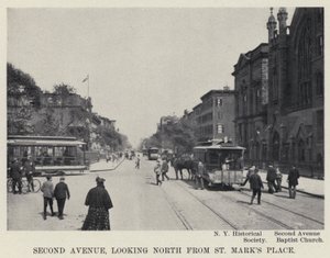 Second Avenue, katsoen pohjoiseen St Mark