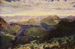 Auringonnousu Hermit-polulta, Grand Canyonin kansallispuisto (värikuva) tekijältä American Photographer