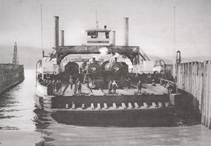 Contra Costa Ferry, n. 1920 (m/w kuva) tekijältä American Photographer