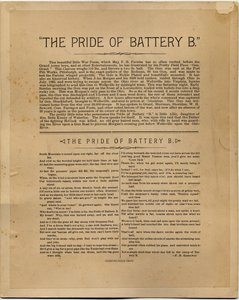The Pride of Battery B, kirjoittanut Frank H Gassaway, kääntöpuoli 336830 (albumikuva) tekijältä American Photographer