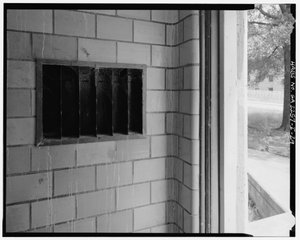 Laatta- ja listayksityiskohdat postipaikoilla, tyypillinen sisäänkäynti portaikkoon, Techwood Homes, Building No. 6, 465 Techwood Drive & 119-125 Hunnicutt Street, Atlanta, Fulton County, GA tekijältä American Photographer