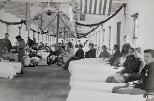 Osasto Armory Square Hospitalissa, Washington DC, n. 1865 tekijältä American Photographer