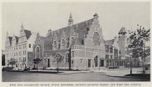 West End Collegiate Church, hollantilainen reformoitu, Seventy-Seventh Street ja West End Avenue (m/w kuva)