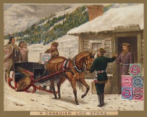 Kanadalainen hirsikauppa, Huntley and Palmer Advert tekijältä American School