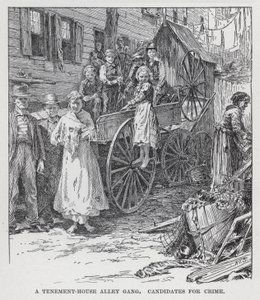 Kerrostalokujan jengi, rikosehdokkaita (litho) tekijältä American School