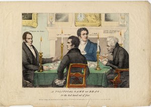 Poliittinen kerskupeli tai paras käsi neljästä, 1831 tekijältä American School