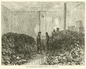 Johnston luovutti varusteet huhtikuussa 1865 tekijältä American School