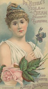 Mainos Dr. Hebras Viola Creamille, n. 1897 tekijältä American School