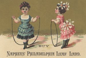 Mainos Napheys Philadelphia Leaf Lardille, n. 1880