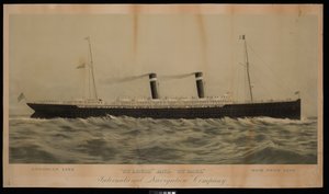 American Line St Louis and St Paul Red Star Line International Navigation Company (kromolitografia) (kromolitografia) tekijältä American School