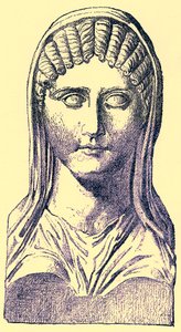 Aspasia, Victor Duruyn kuvitus Kreikan historiasta, julkaistu 1890 (digitaalisesti paranneltu kuva) tekijältä American School