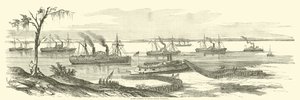 Pankit laskeutuvat Baton Rougessa, Louisianassa, maaliskuussa 1863 tekijältä American School