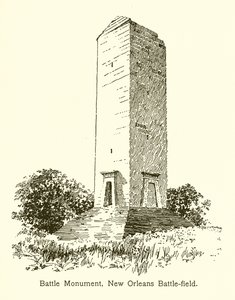 Battle Monument, New Orleansin taistelukenttä