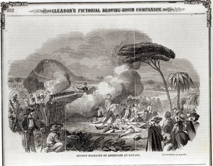 Amerikkalaisten verinen verilöyly Havannassa, syyskuu 1851, elokuvasta "Gleason