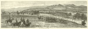 Leiri Blue Ridgen juurella lokakuussa 1863 tekijältä American School