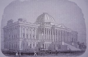 Capitol Building, Washington DC, USA, n. 1848 (kaiverrus) tekijältä American School