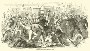 Poliisin syytteet Tribune-toimistossa, heinäkuu 1863 tekijältä American School