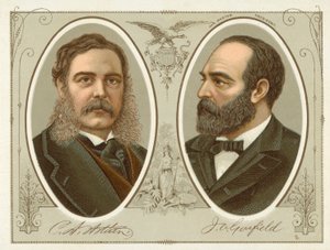 Chester A Arthur, James A Garfield (chromolitho) tekijältä American School