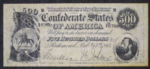 Konfederaation paperiraha (litho) tekijältä American School