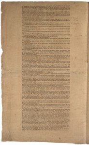 Perustuslaki, ensimmäinen painos, painanut Dunlap & Claypoole, 17.-19. syyskuuta 1787 (katso myös GLC 695933, GLC 695935 ja GLC 695936) tekijältä American School