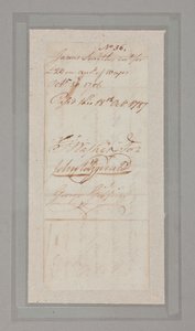 Perustuslakisopimus: kokoelma kirjeitä ja asiakirjoja, jotka on allekirjoittanut 54 vuoden 1787 yleissopimuksen 55 edustajasta (kynä ja muste paperilla) (katso myös 2561290-92) tekijältä American School