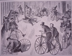 Pyöräily (velocipede) koulu, New York, USA tekijältä American School