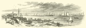 Dupontsin retkikunnan lähtö Beaufortista tammikuussa 1863 tekijältä American School