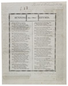Dixie painettu arkin kääntöpuolelle, 1861 tekijältä American School