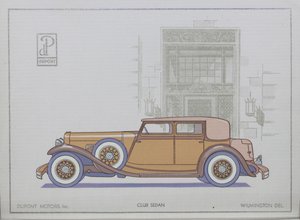 DuPont Motor Cars: Club Sedan, 1921 tekijältä American School